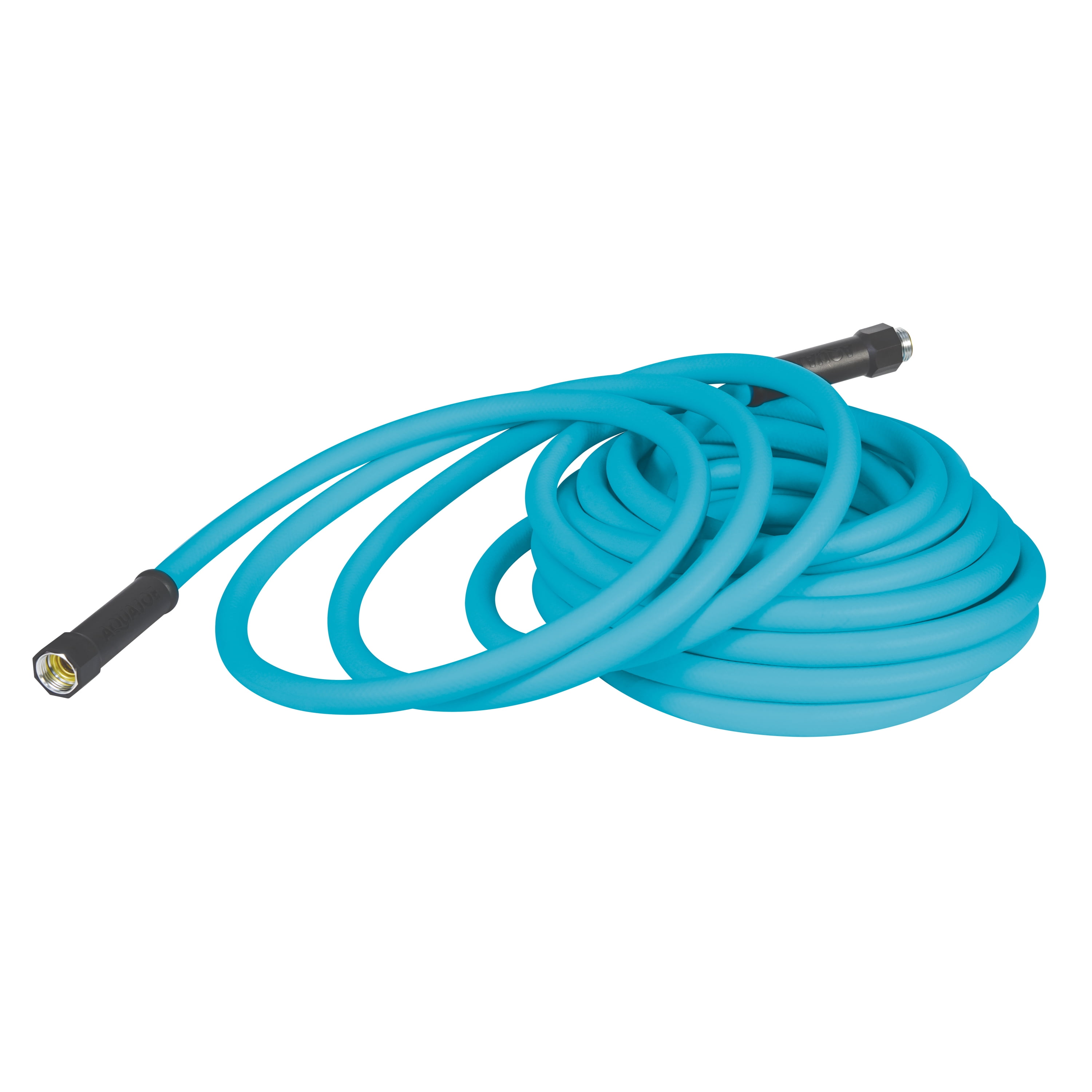 Aqua Joe Hybrid Polymer Garden Hose, Kink-Resistant & Abrasion-Resistant, Professional-Grade (Blue, 50 ft x 5/8 in) 79kkm