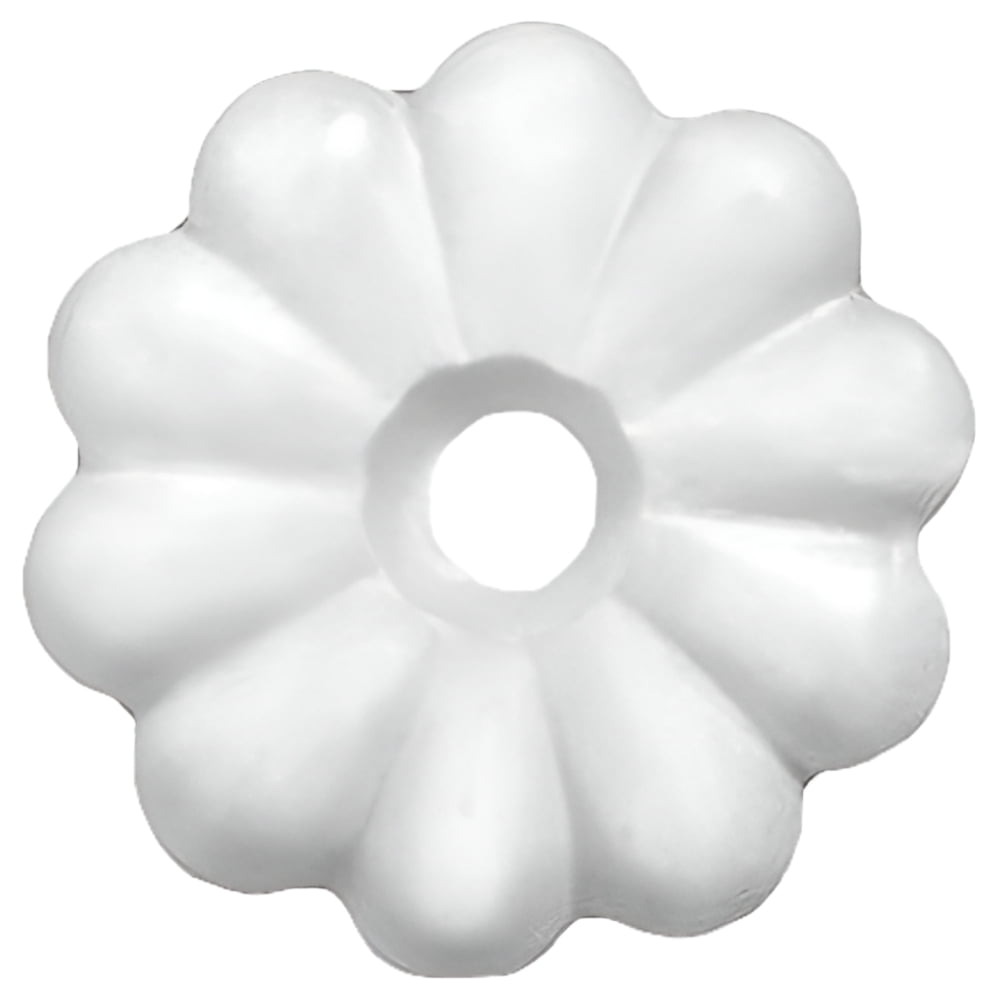 Mobile Home Ceiling Rosette Buttons with Screws (White, 1-1/8 in, 250 Pack) zgirz