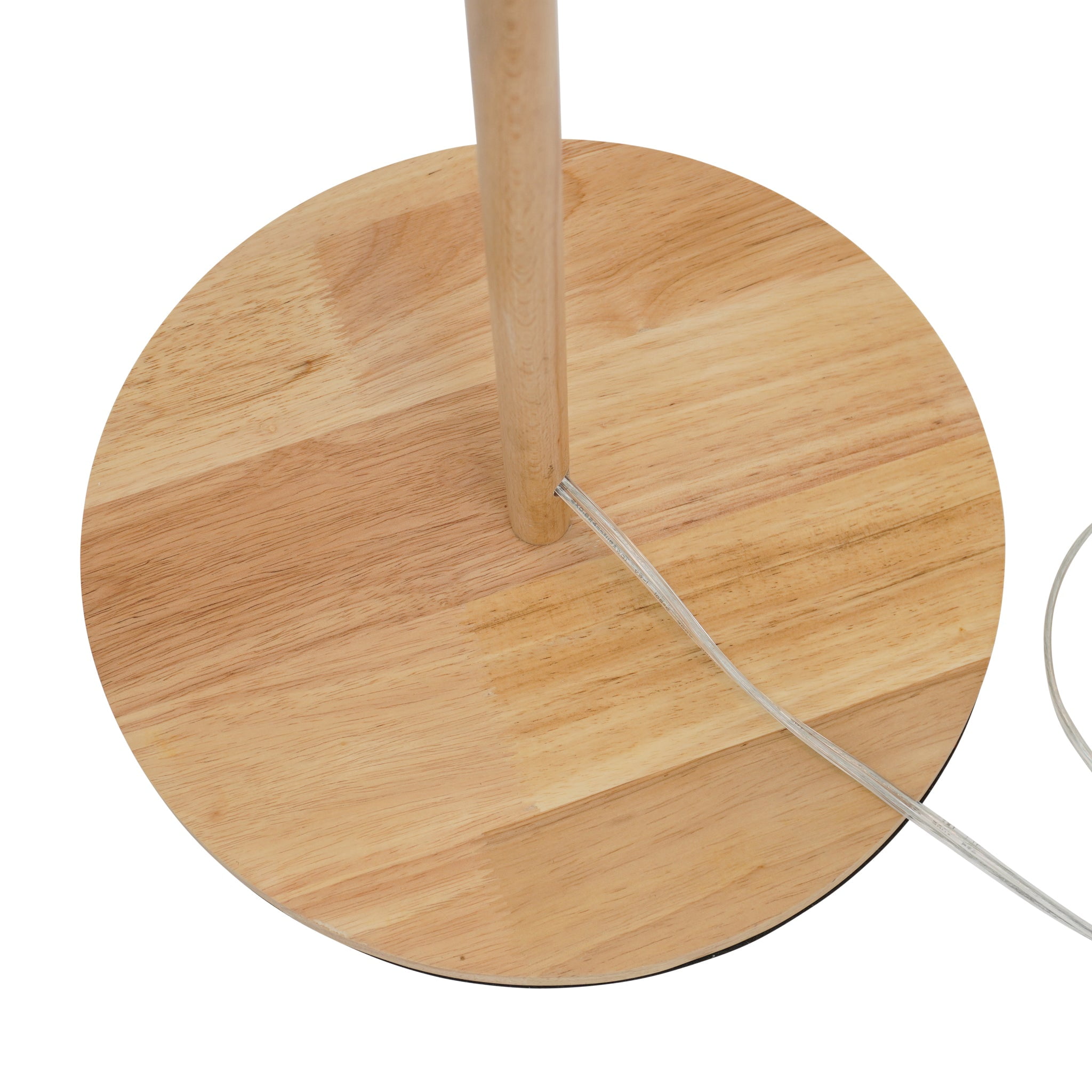 Lirian Classic Modern Floor Lamp, Upward Lighting Design for Living Room and Bedroom (Oak and Natural, 60 in) iptax