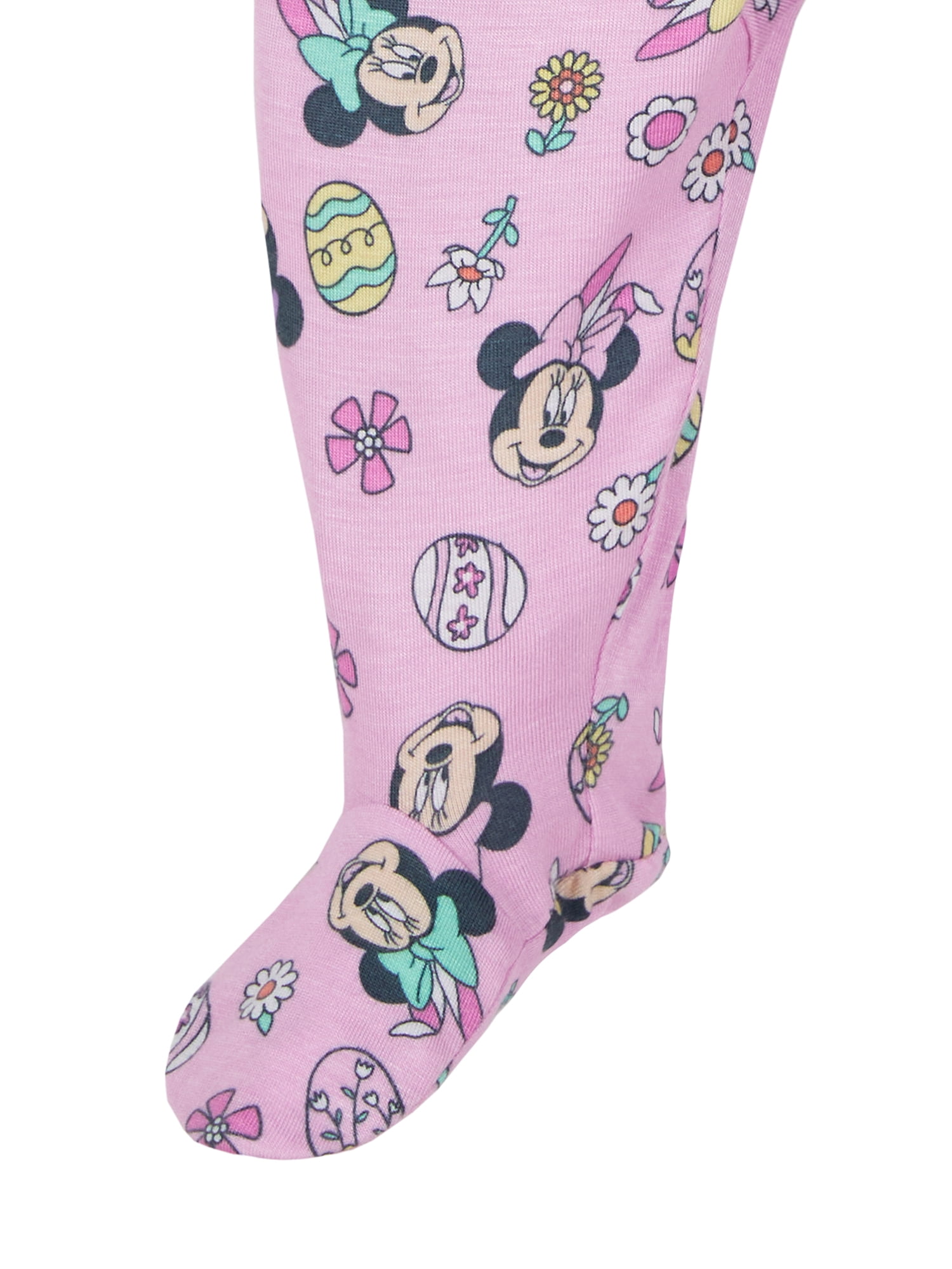 Minnie Mouse Baby Girl Footed Blanket Sleeper Pajamas (Pink, 0-9 Months) avrqh